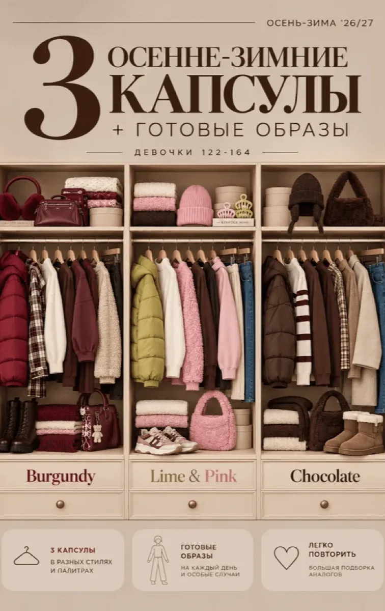 Капсулы + образы (девочки 122-164)